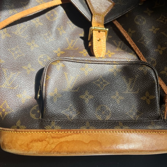 LOUIS VUITTON Vintage Monogram Montsouris PM Leather Backpack LV - Picture 6 of 14